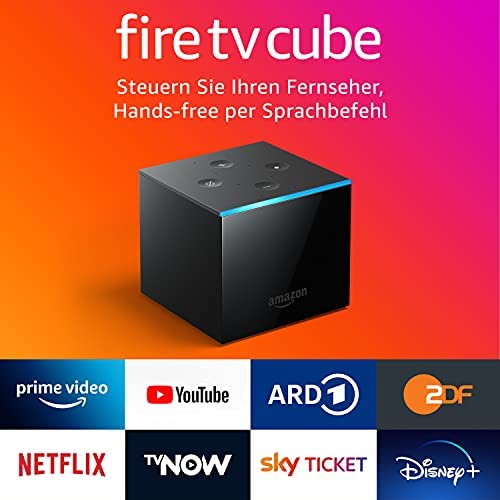 Fire TV Cube│Hands free mit Alexa 4K Ultra HD Streaming Mediaplayer